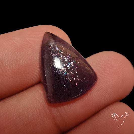 Bloodshot Iolite Sunstone Cabochon