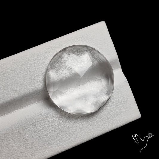 Rose Cut Himalayan Clear Quartz
