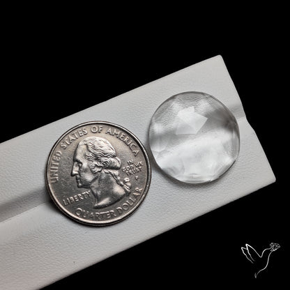 Rose Cut Himalayan Clear Quartz