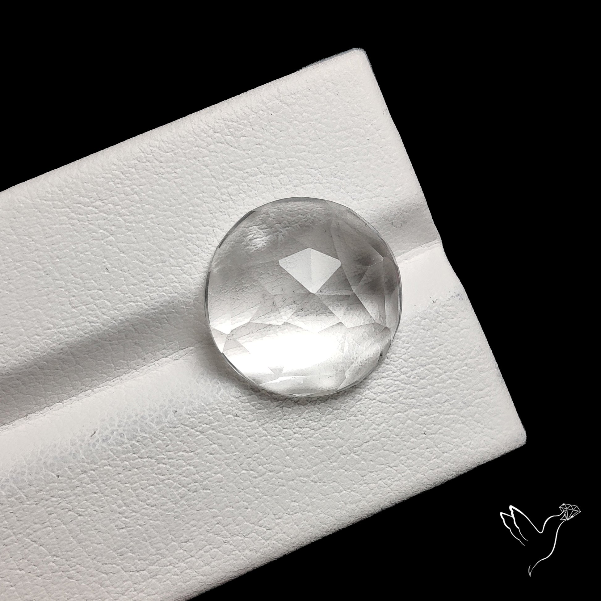 Rose Cut Himalayan Clear Quartz