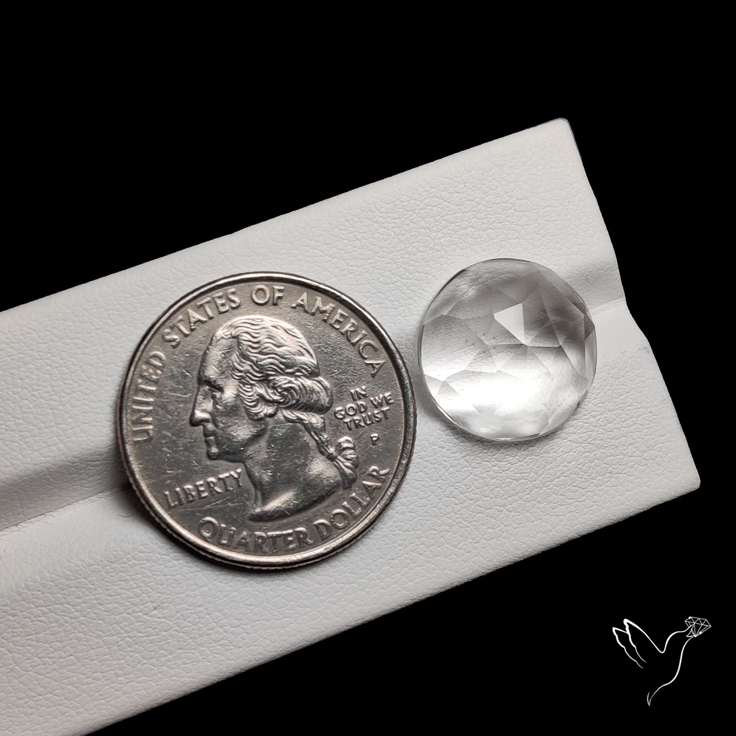 Rose Cut Himalayan Clear Quartz