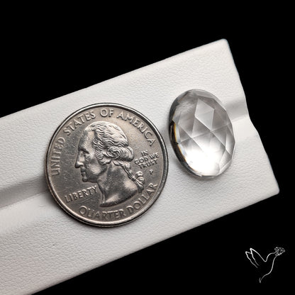Rose Cut Himalayan Clear Quartz