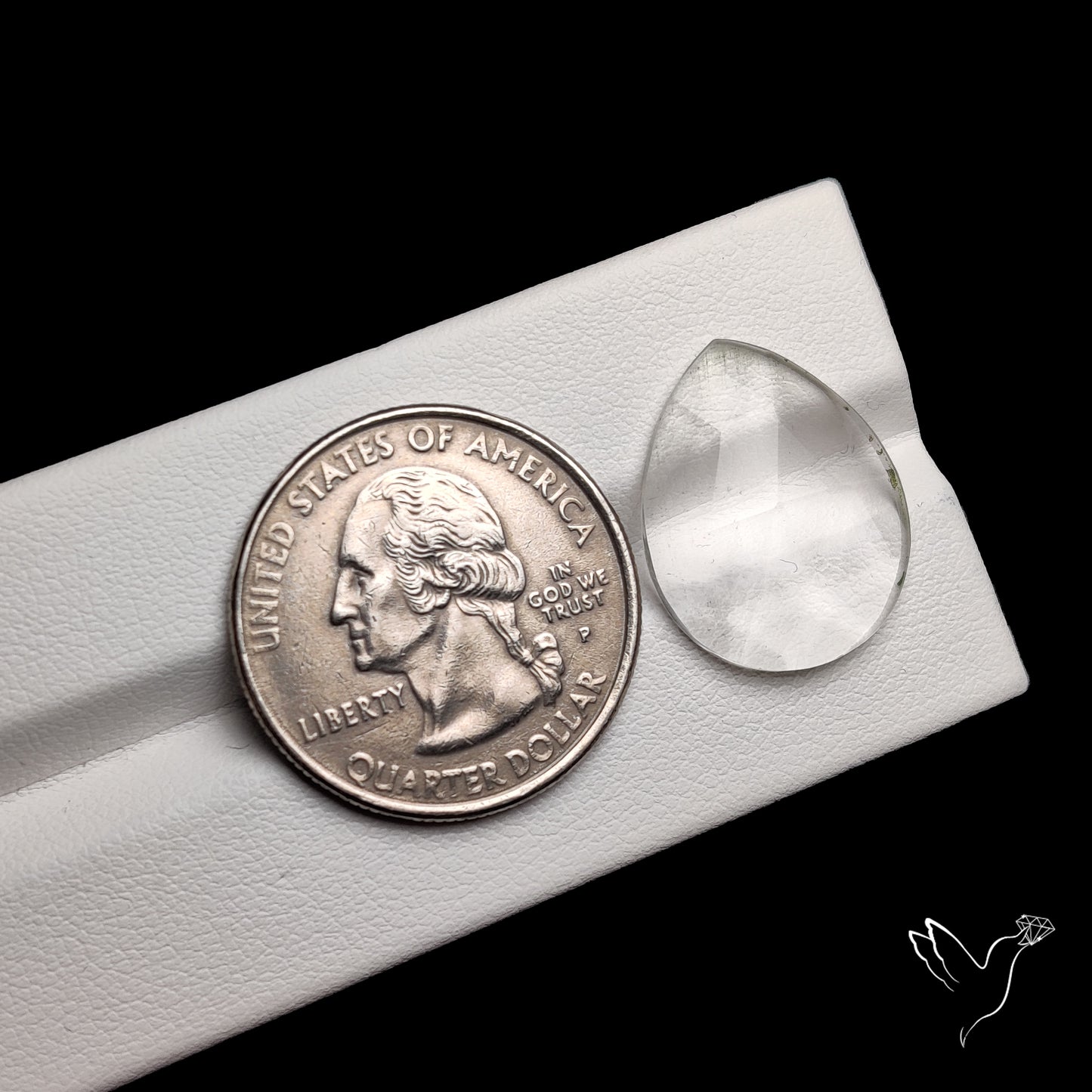 Rose Cut Himalayan Clear Quartz