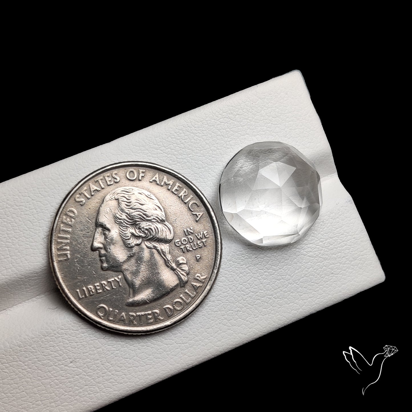 Rose Cut Himalayan Clear Quartz