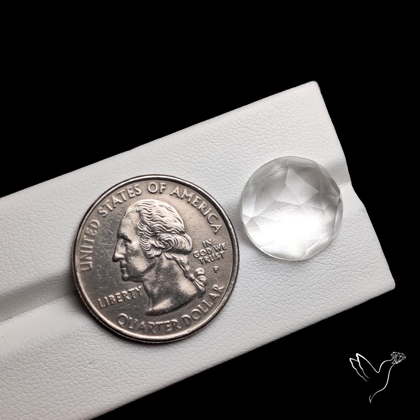 Rose Cut Himalayan Clear Quartz