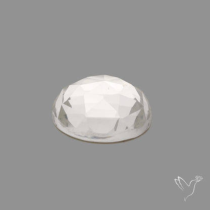 Rose Cut Himalayan Clear Quartz