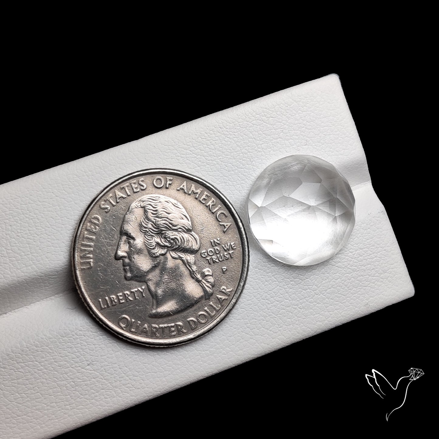 Rose Cut Himalayan Clear Quartz