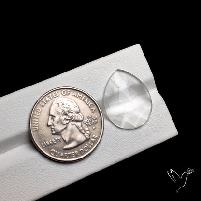 Rose Cut Himalayan Clear Quartz