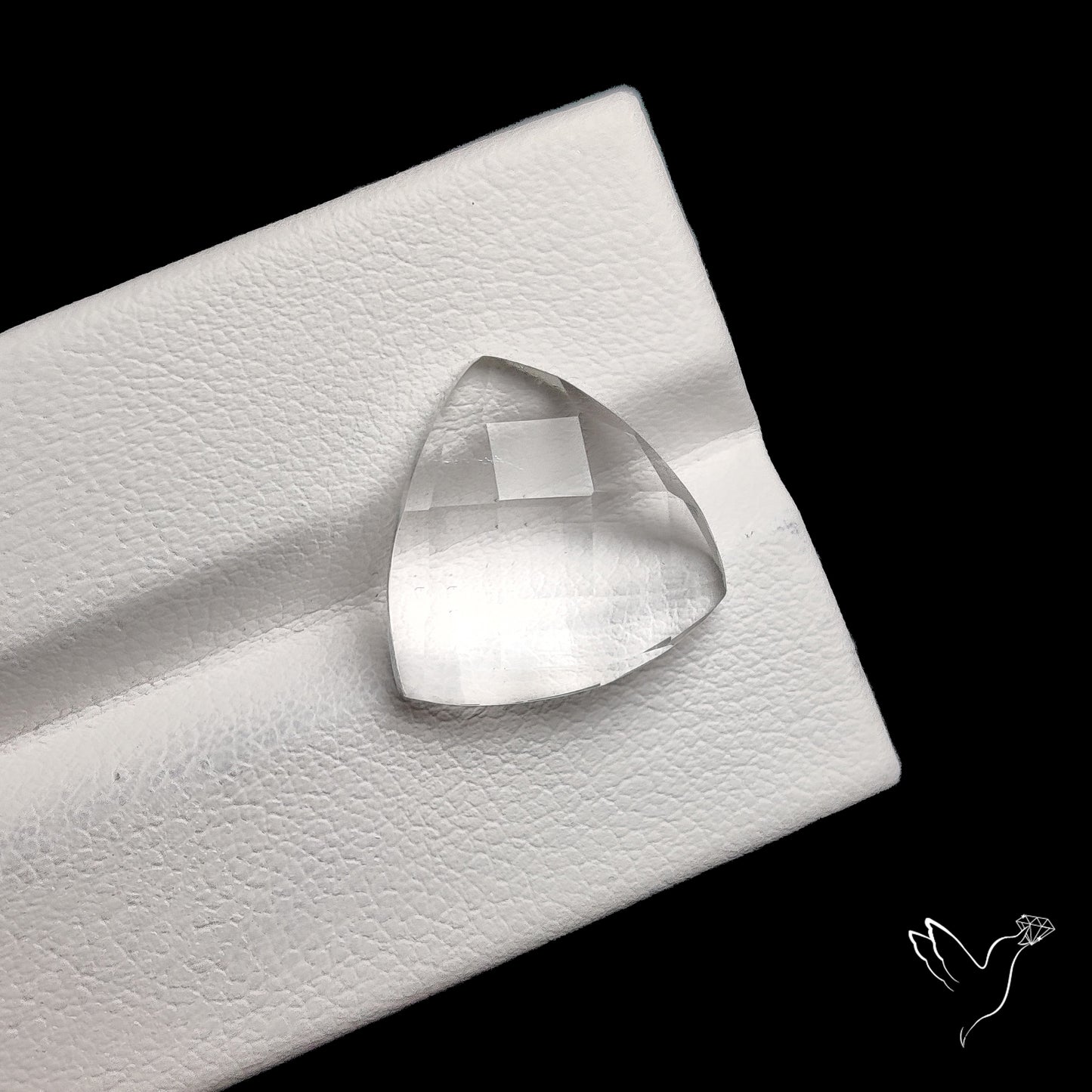 Checker Cut Himalayan Clear Quartz