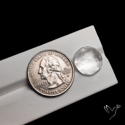 Rose Cut Himalayan Clear Quartz