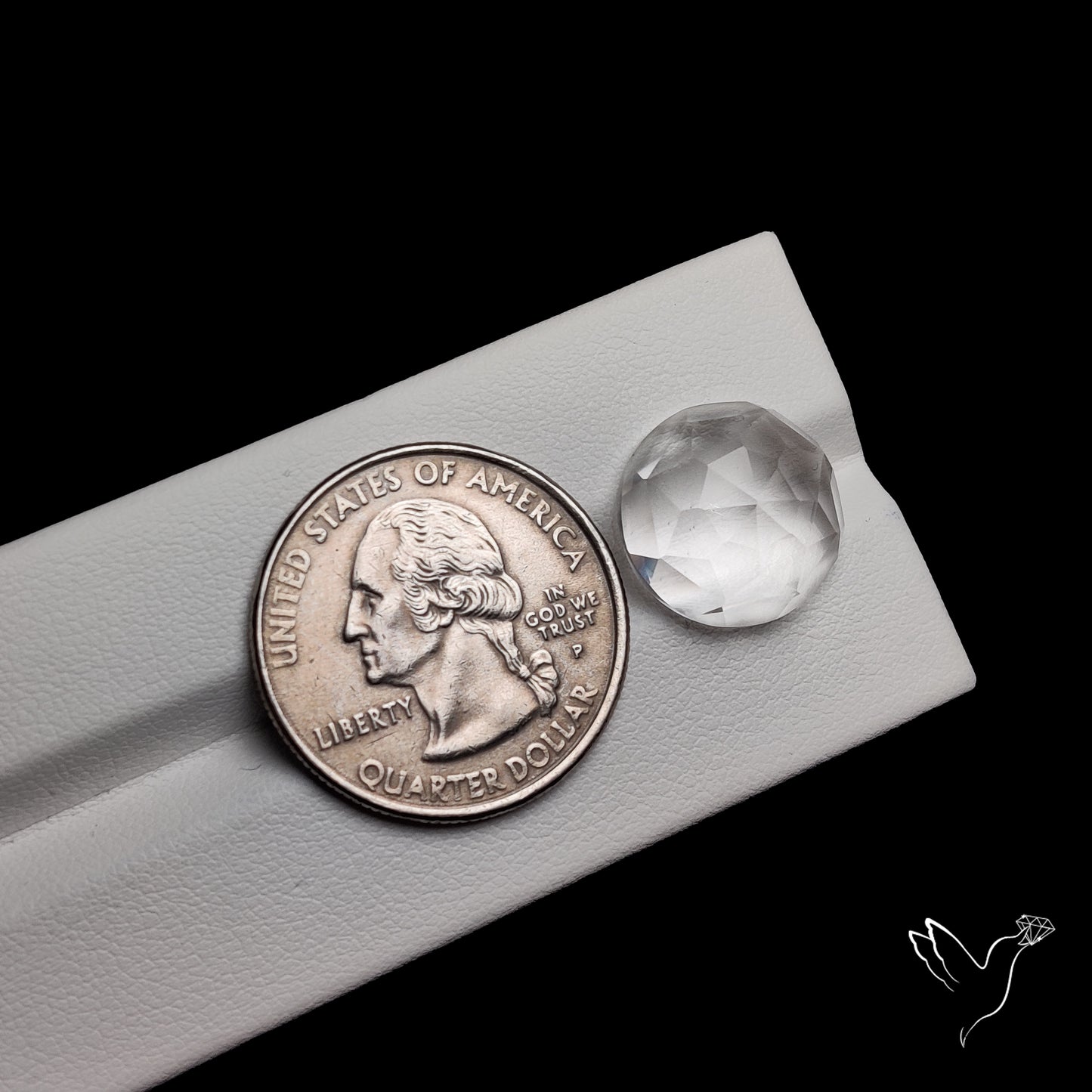 Rose Cut Himalayan Clear Quartz