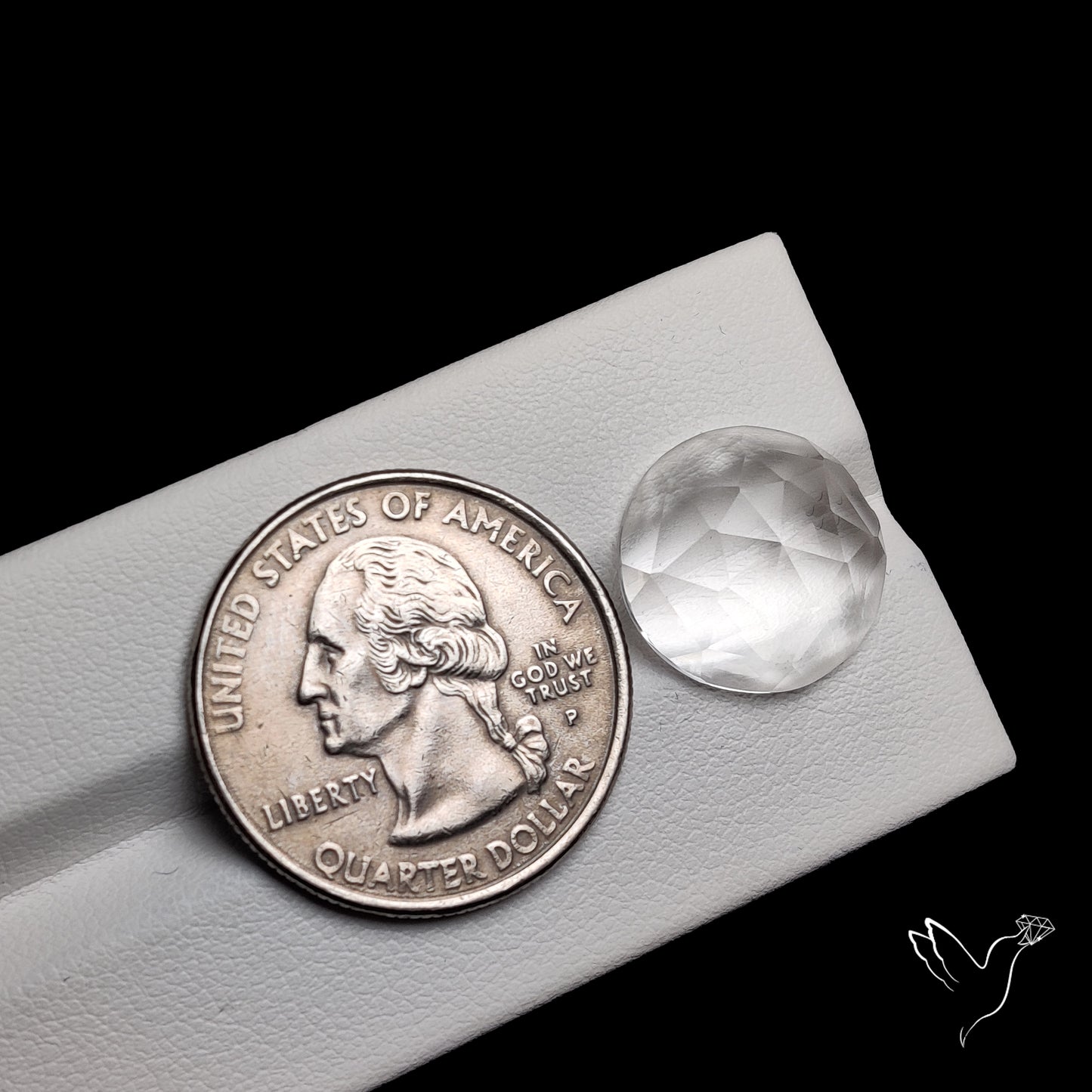 Rose Cut Himalayan Clear Quartz