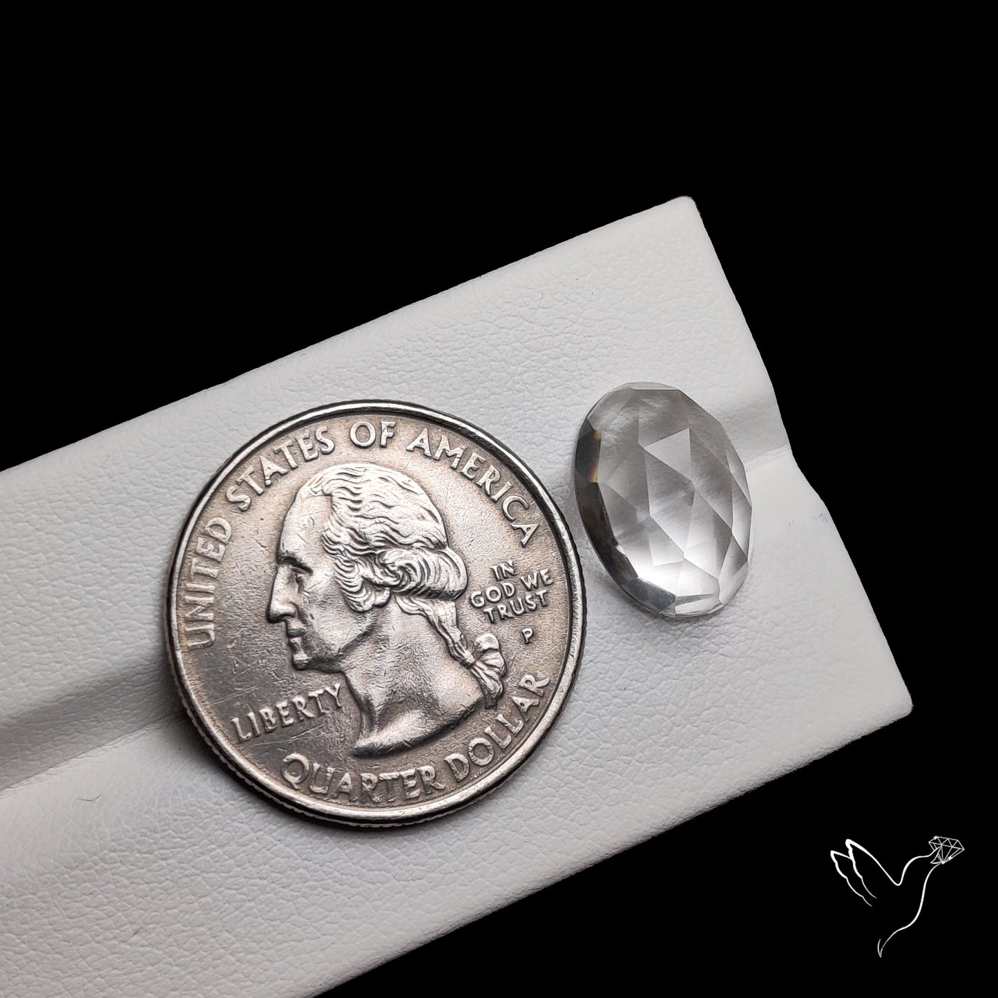 Rose Cut Himalayan Clear Quartz
