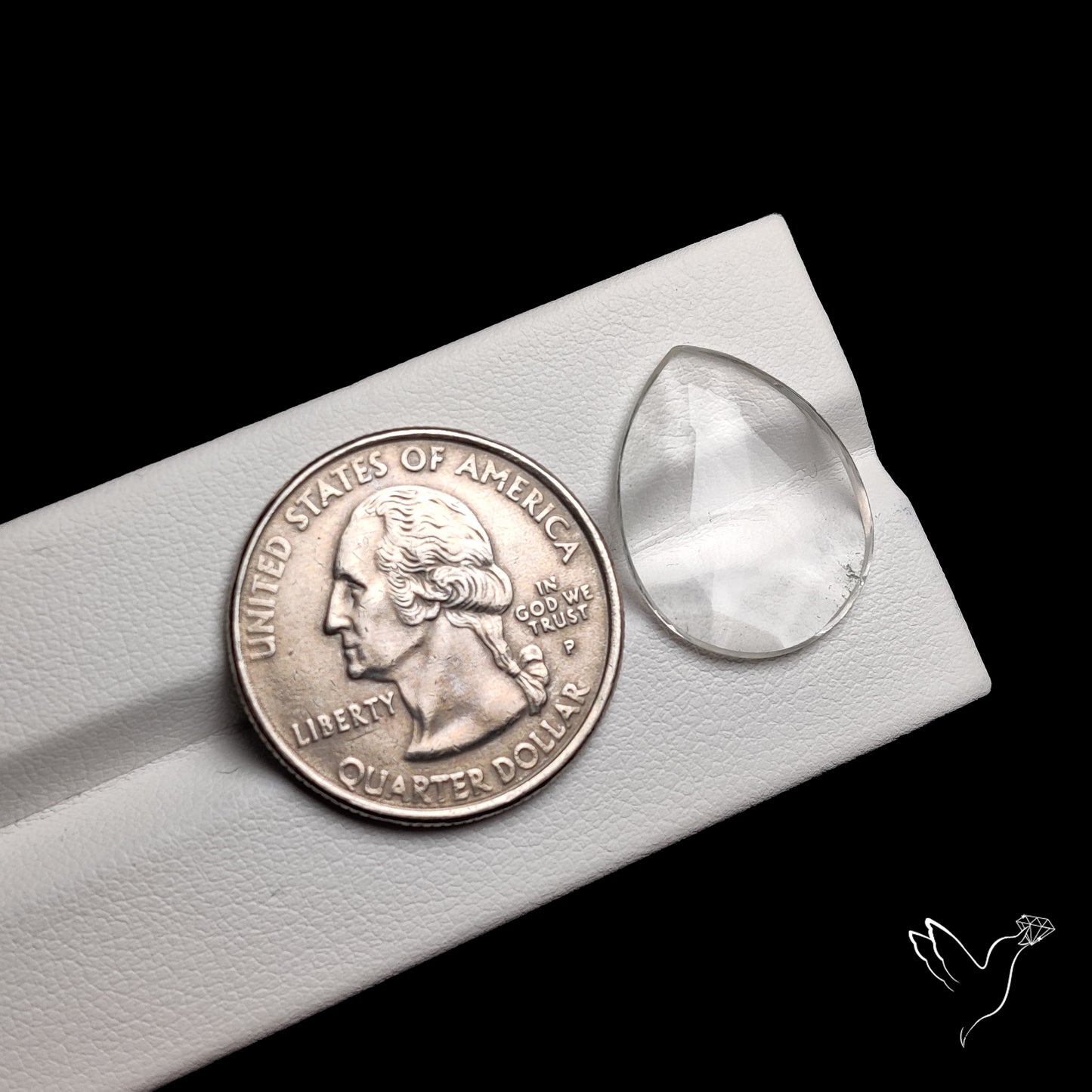 Rose Cut Himalayan Clear Quartz