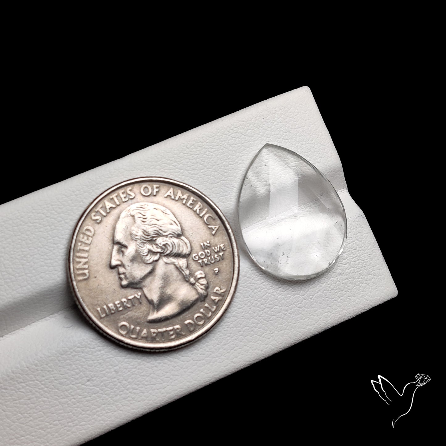 Rose Cut Himalayan Clear Quartz