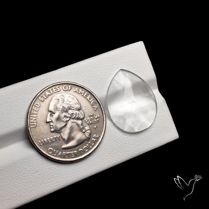 Rose Cut Himalayan Clear Quartz