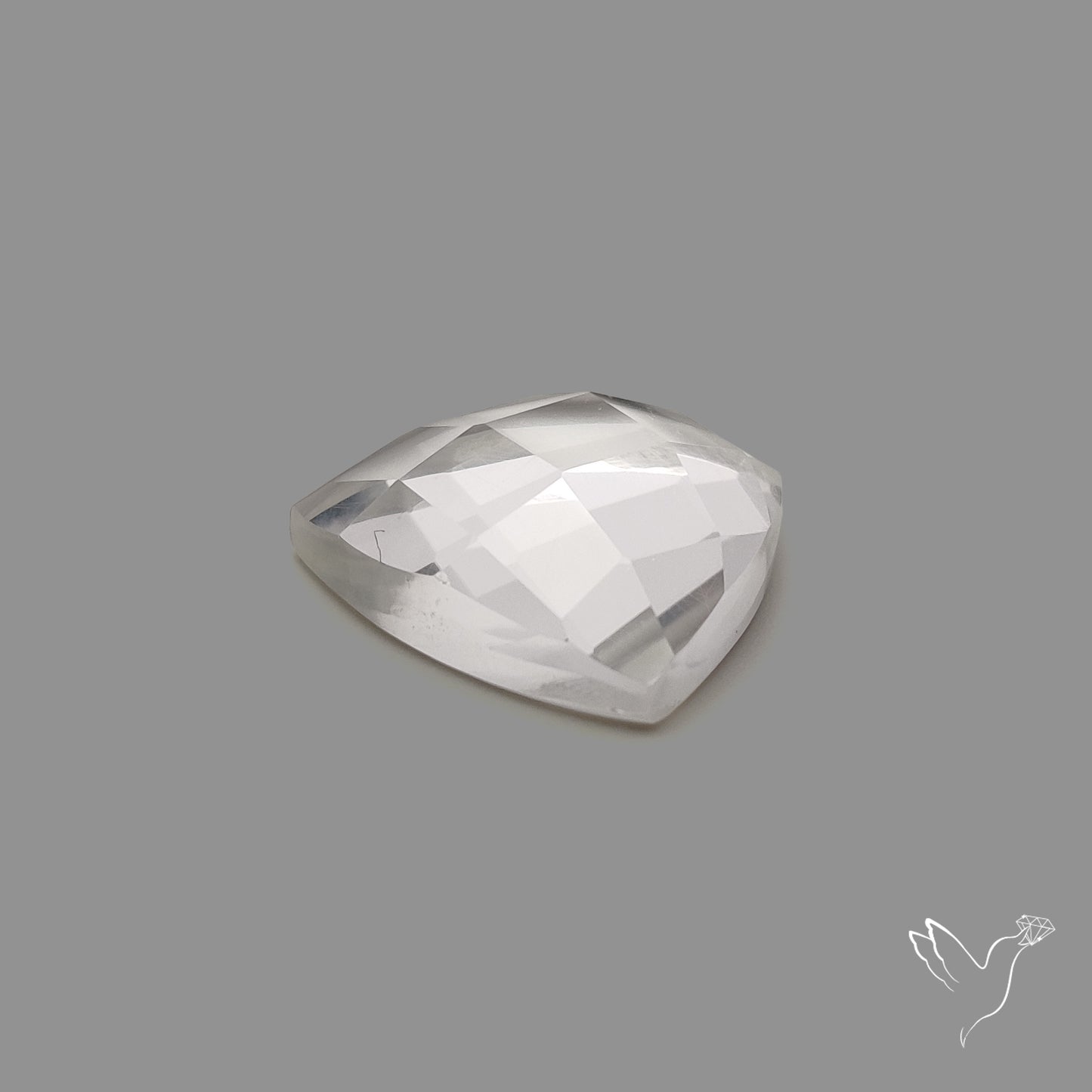 Checker Cut Himalayan Clear Quartz