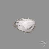 Checker Cut Himalayan Clear Quartz