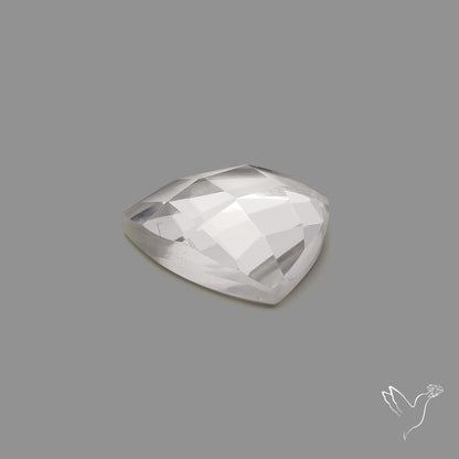 Checker Cut Himalayan Clear Quartz