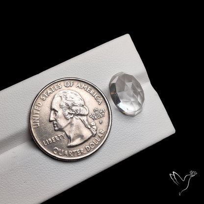 Rose Cut Himalayan Clear Quartz