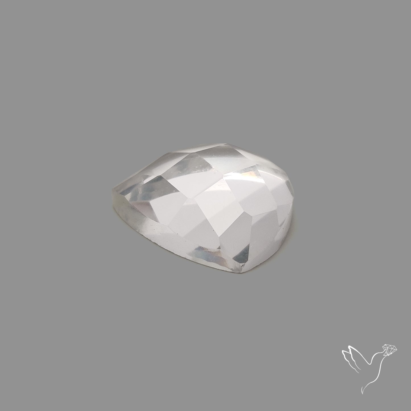 Checker Cut Himalayan Clear Quartz