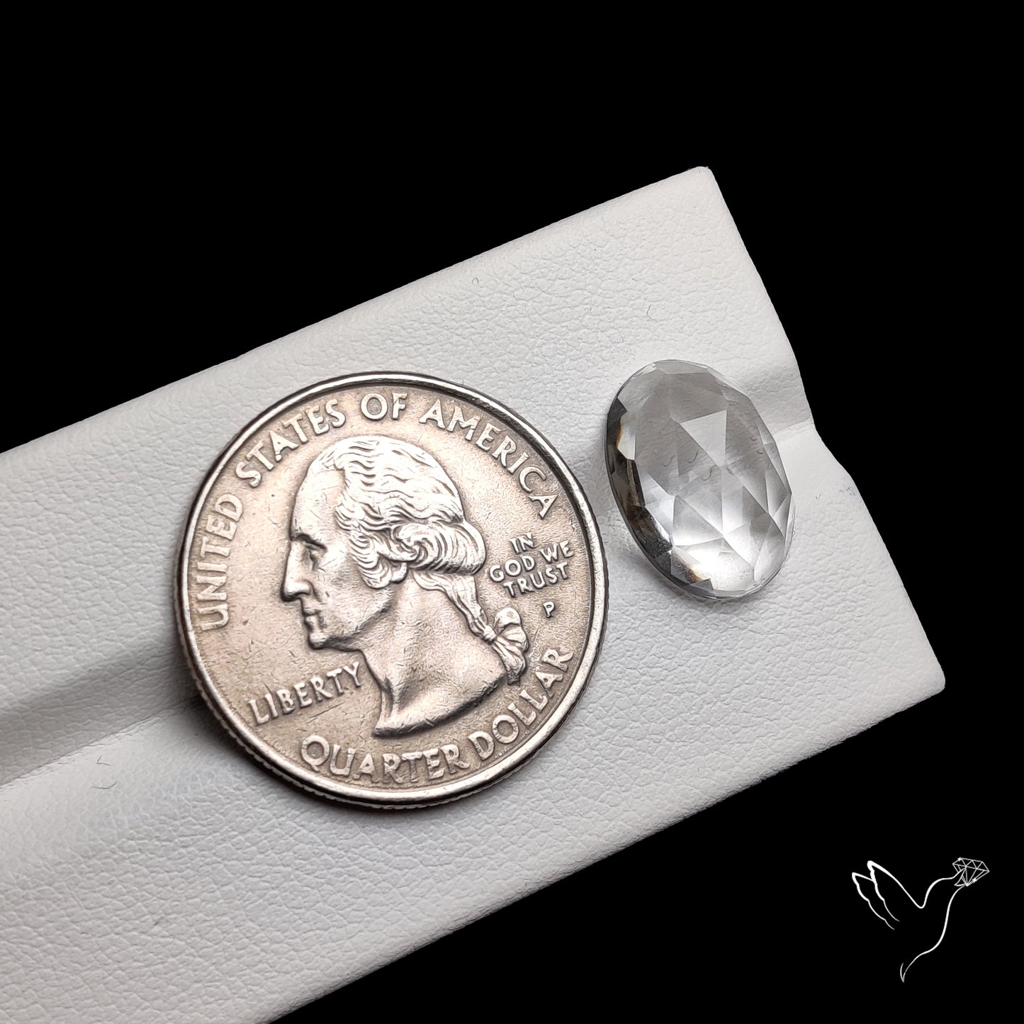 Rose Cut Himalayan Clear Quartz