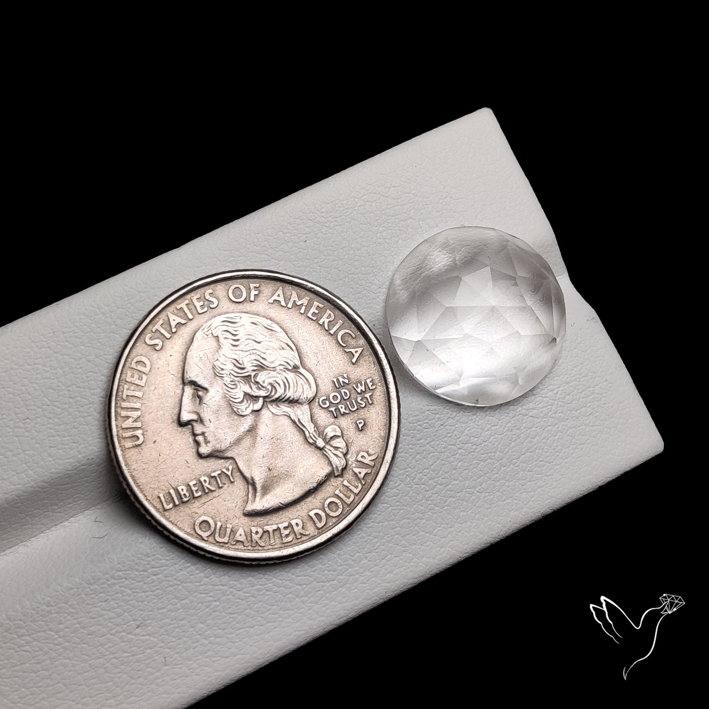 Rose Cut Himalayan Clear Quartz