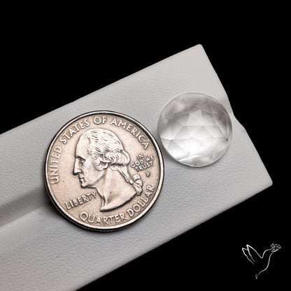 Rose Cut Himalayan Clear Quartz