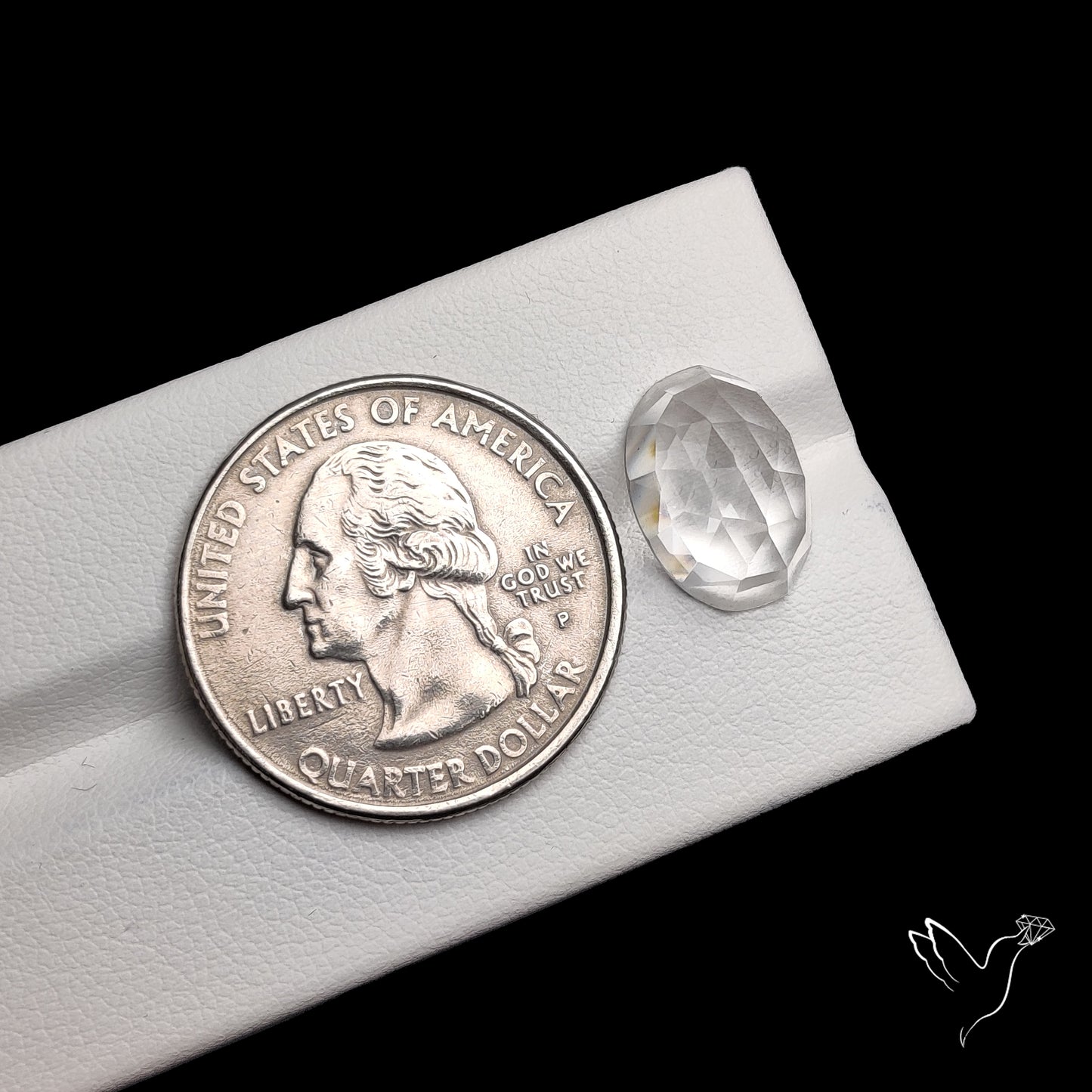 Rose Cut Himalayan Clear Quartz