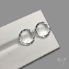 Portrait Cut Natural Himalayan Clear Quartz Pair