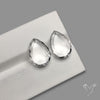Portrait Cut Natural Himalayan Clear Quartz Pair
