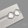 Portrait Cut Natural Himalayan Clear Quartz Pair