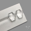 Portrait Cut Natural Himalayan Clear Quartz Pair