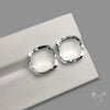 Portrait Cut Natural Himalayan Clear Quartz Pair