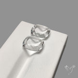 Portrait Cut Natural Himalayan Clear Quartz Pair