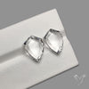Portrait Cut Natural Himalayan Clear Quartz Pair