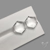 Portrait Cut Natural Himalayan Clear Quartz Pair