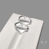Portrait Cut Natural Himalayan Clear Quartz Pair