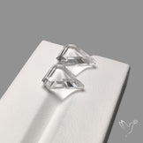 Portrait Cut Natural Himalayan Clear Quartz Pair