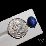 Natural Blue Star Sapphire Rare Perfect Asterism
