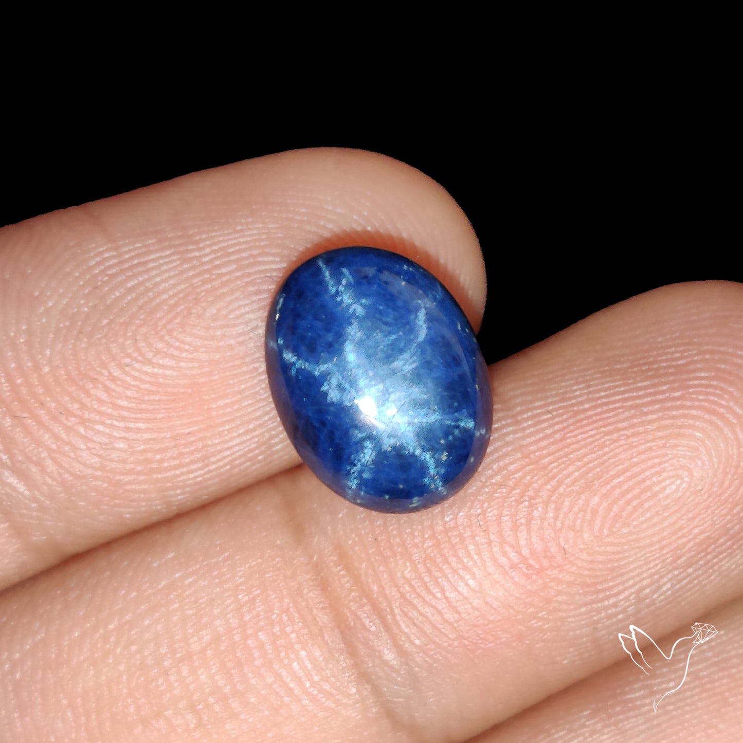 Natural Blue Star Sapphire Rare Perfect Asterism