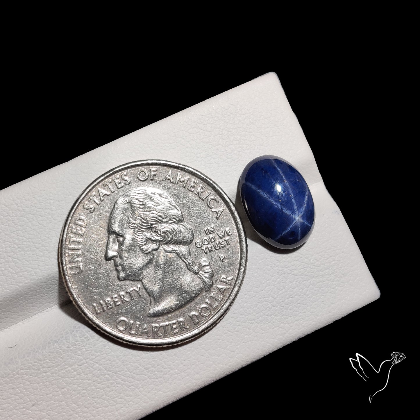 Natural Blue Star Sapphire Rare Perfect Asterism
