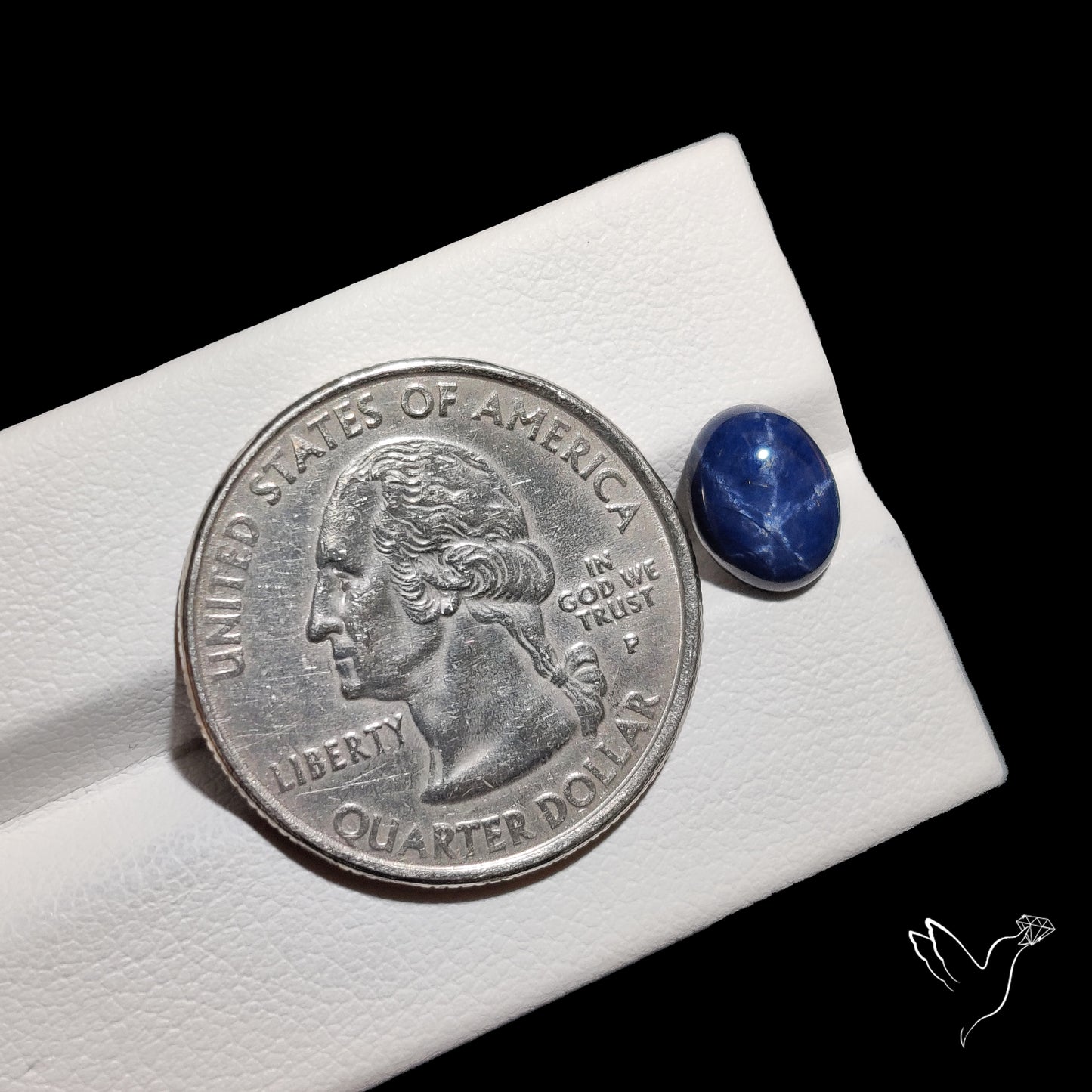 Natural Blue Star Sapphire Rare Perfect Asterism