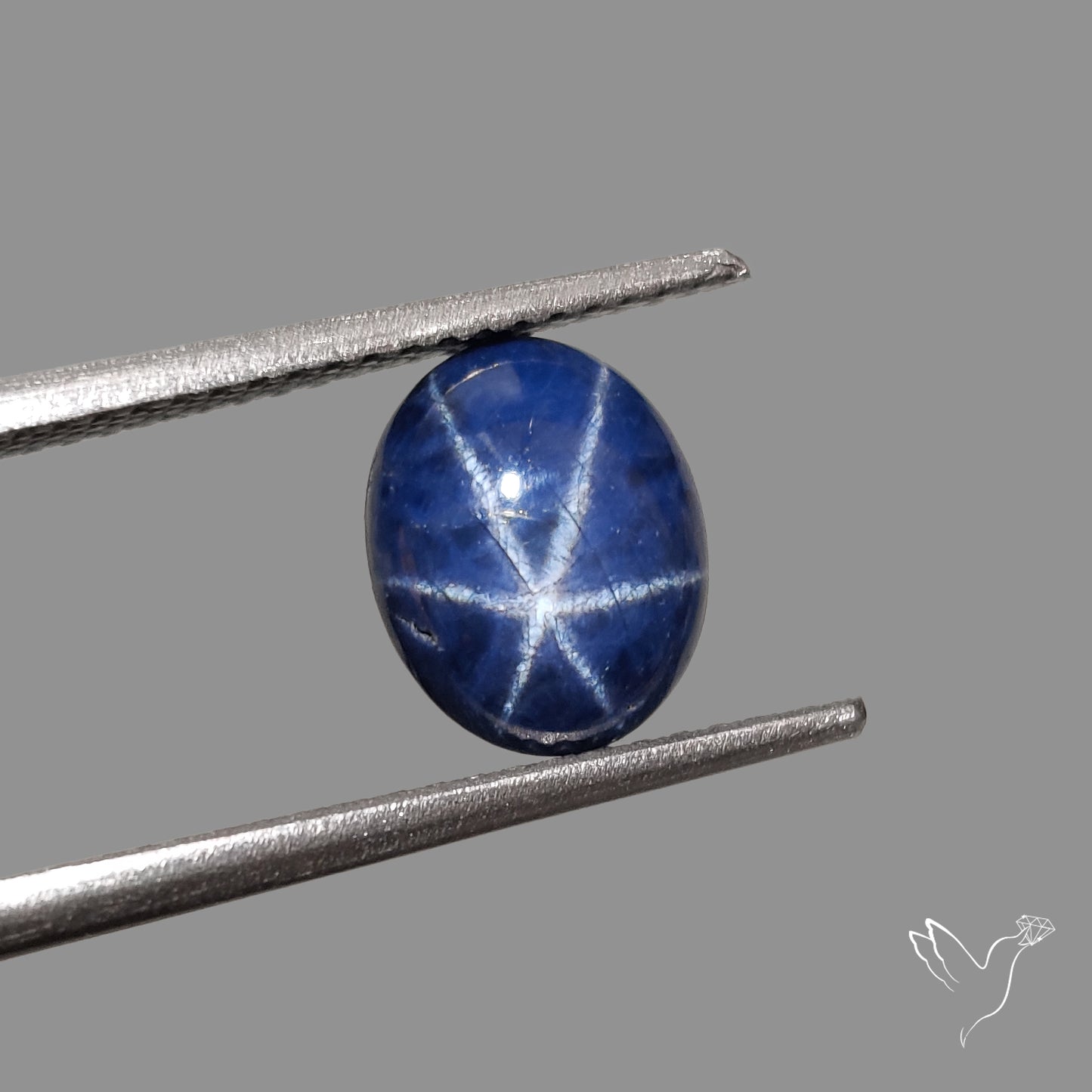 Natural Blue Star Sapphire Rare Perfect Asterism