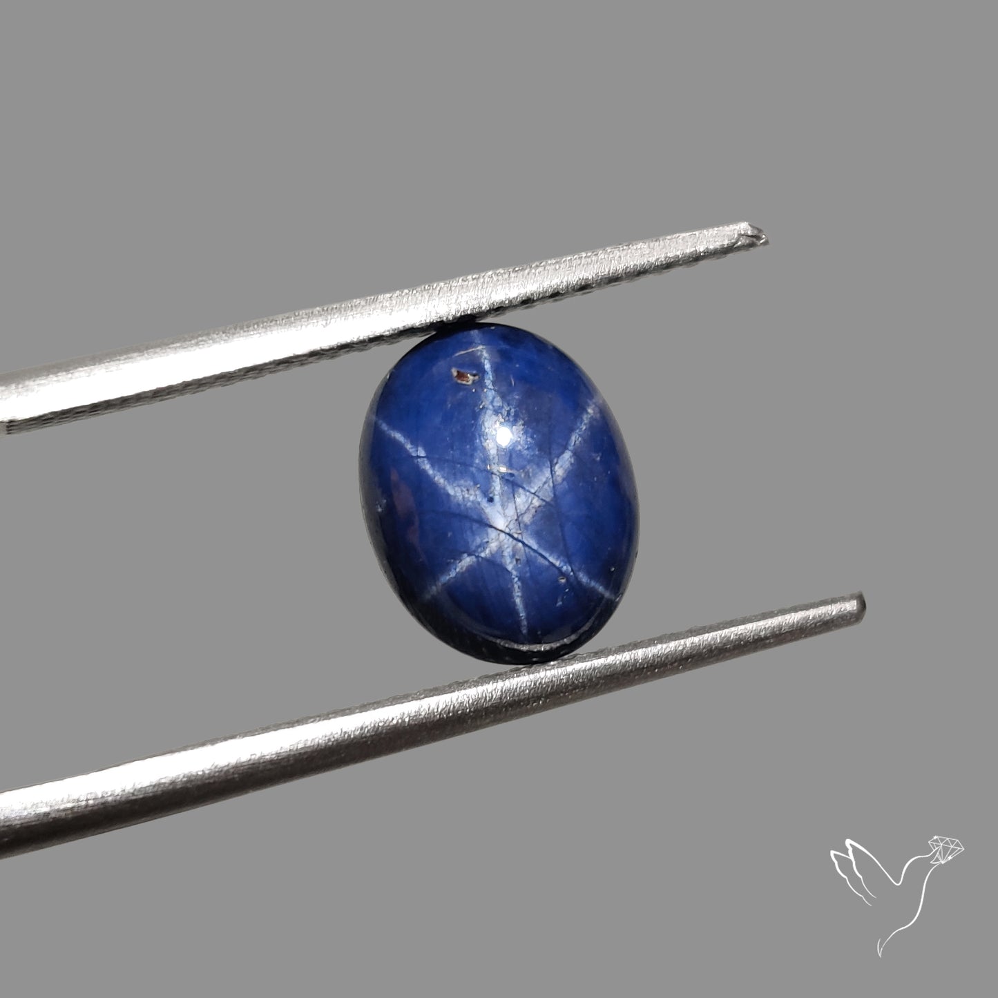 Natural Blue Star Sapphire Rare Perfect Asterism