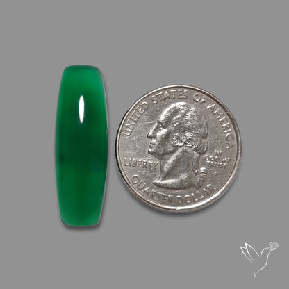 Gem Mtorolite (Chromium Agate) Cabochon
