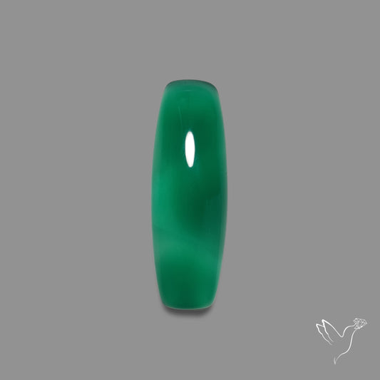 Gem Mtorolite (Chromium Agate) Cabochon