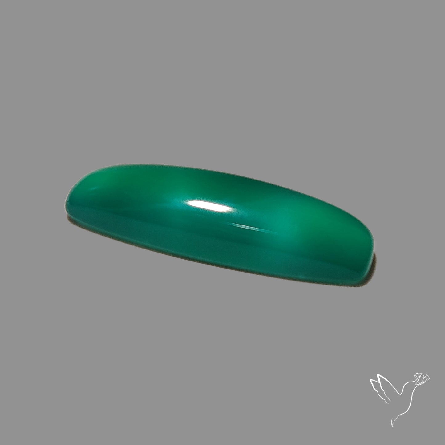 Gem Mtorolite (Chromium Agate) Cabochon