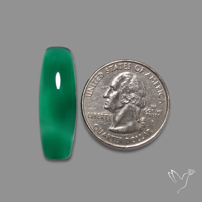 Gem Mtorolite (Chromium Agate) Cabochon