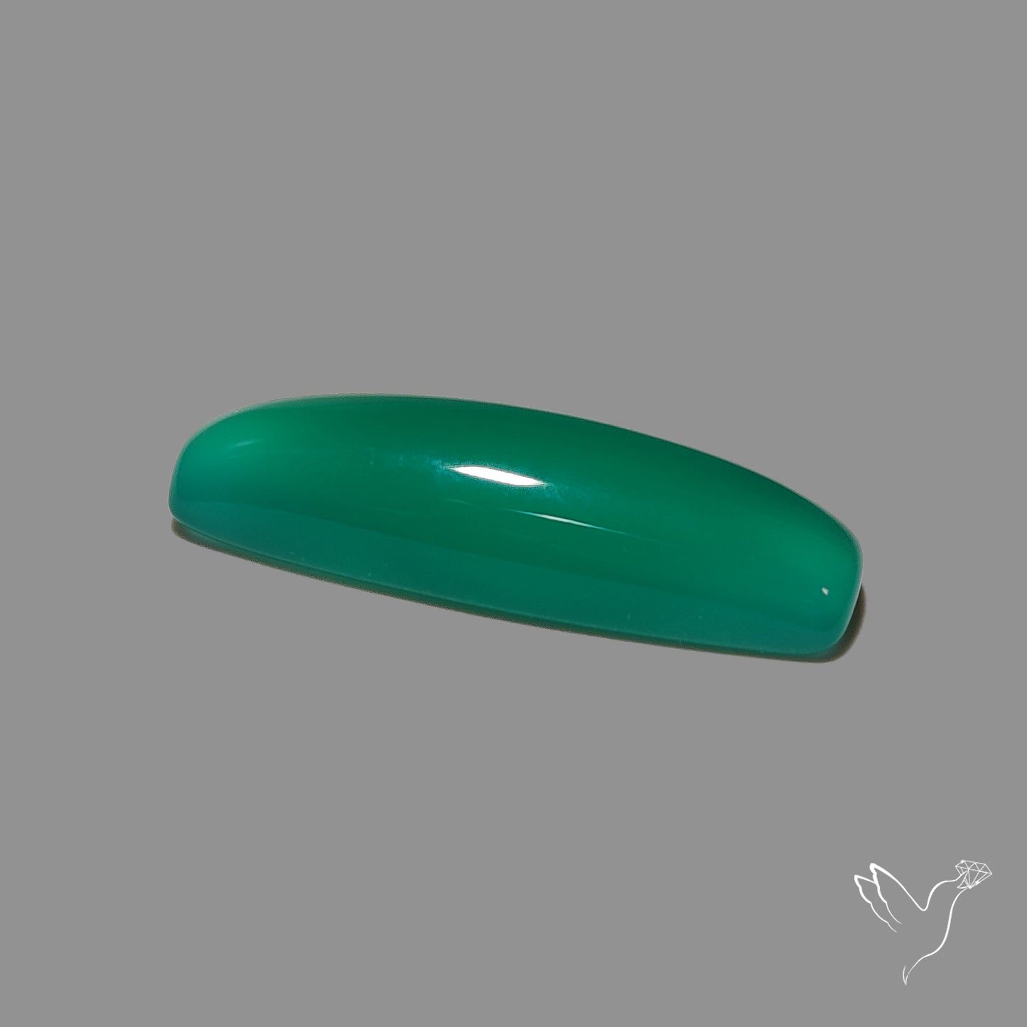 Gem Mtorolite (Chromium Agate) Cabochon